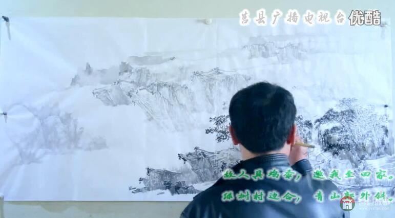 日照莒縣畫家高貴國:在畫子里栽樹！